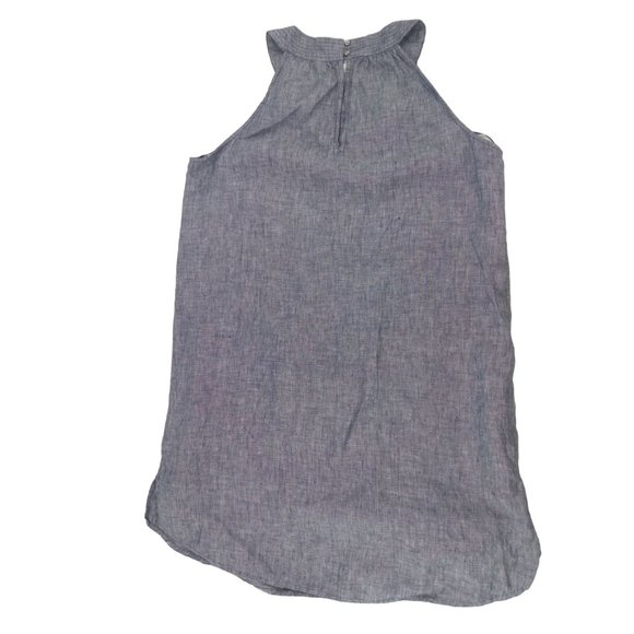 St. Tropez Linen Lightweight Tunic Mini Dress Size Large - Picture 12 of 13